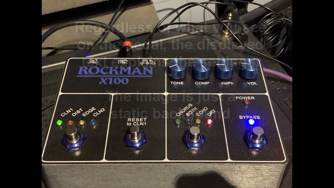 Rockman X100 Pedal Test 04