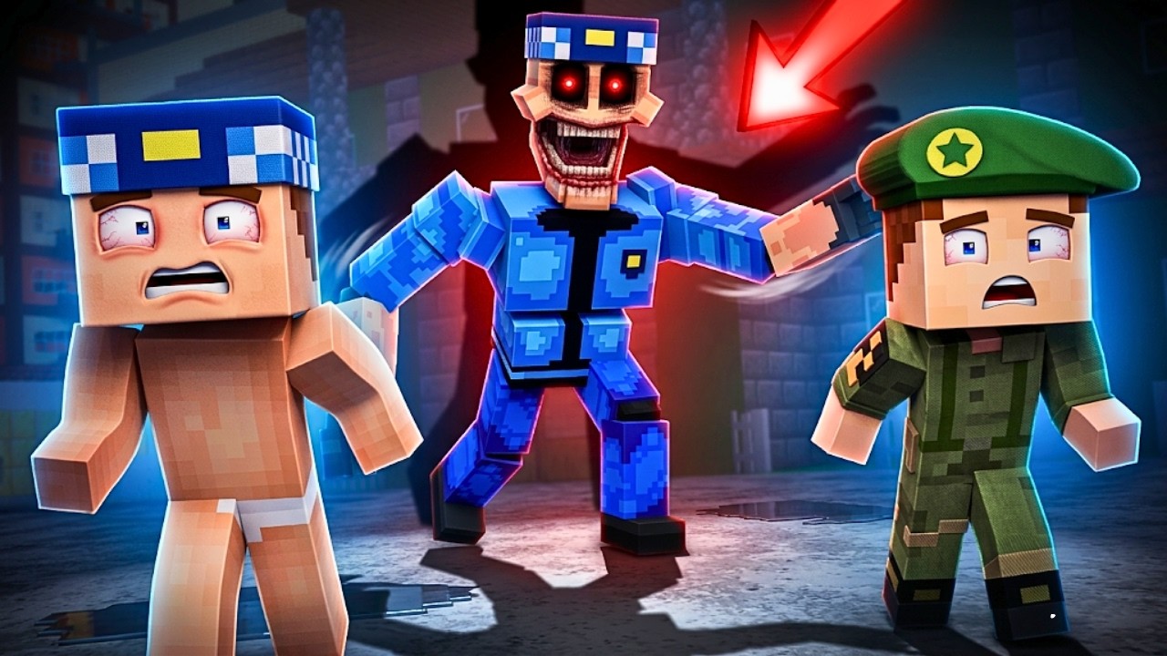 CANAVAR BABAM KEREM KOMİSER'İN EVİNDEN KA&Ccedil;IŞ! (yakalandık) 😱 -Minecraft