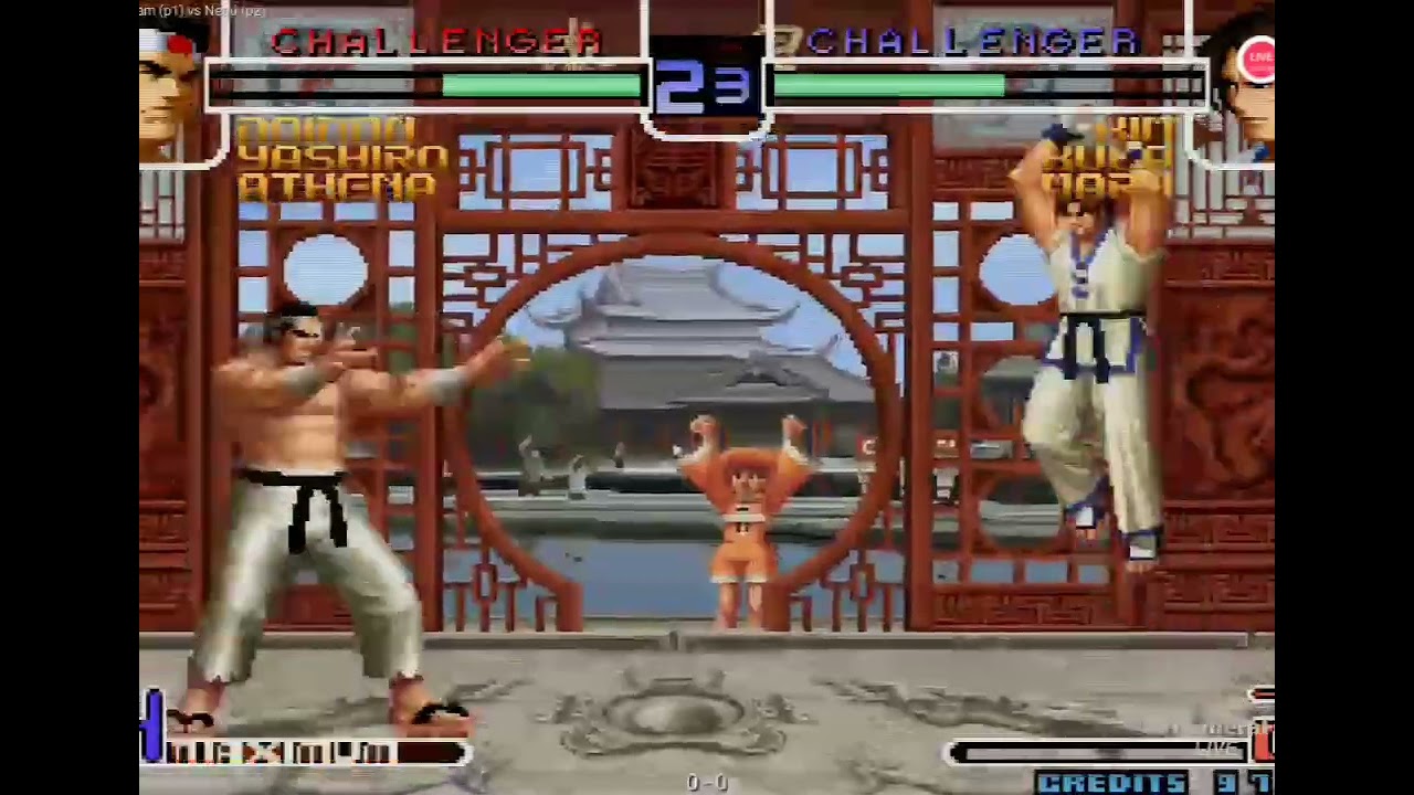 The kof2002 : daimon vs kim