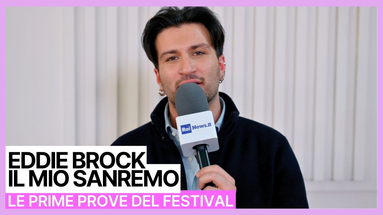 Sanremo 2026 -  Eddie Brock alle prove con l'orchestra