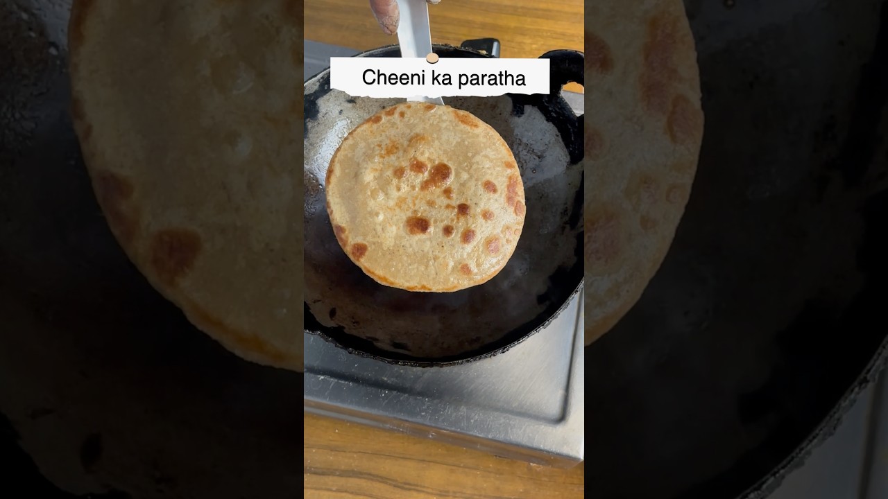 Nostalgic paratha 😱 Cheeni ka paratha 