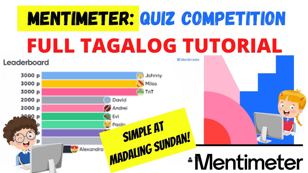 Mentimeter (Quiz competition) Tagalog Tutorial #mentimeter #mentimeter tutorial
