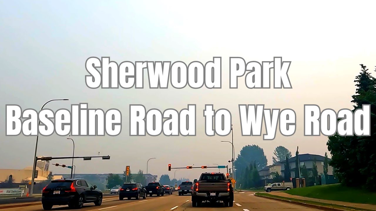Sherwood Park Baseline Road to Wye Road Driving | Alberta Canada | maplesnaps | #driving Edmonton