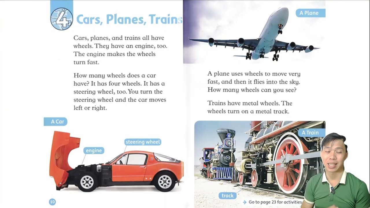 Bài 4 | Cars, Planes, Trains – Oxford Read and Discover | 4Cs English