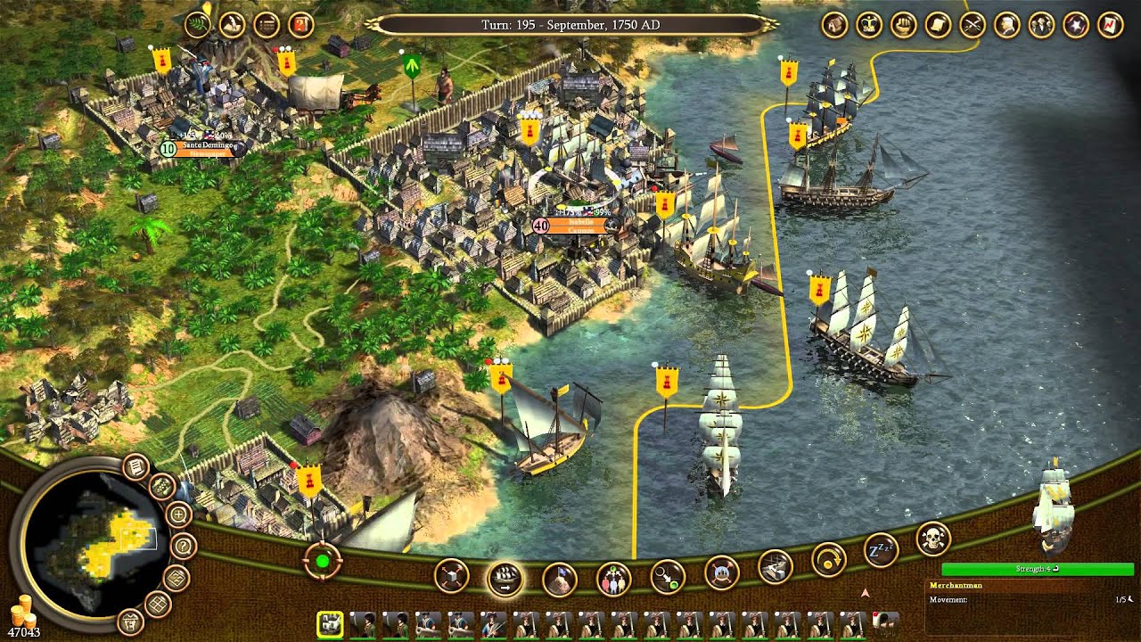 Civilization IV: Colonization - Largest Colony Ever! 40+ population