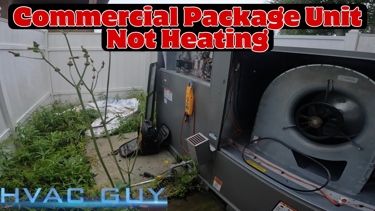 18 Month Old Ruud Gas Pack No Heating! #hvacguy #hvaclife