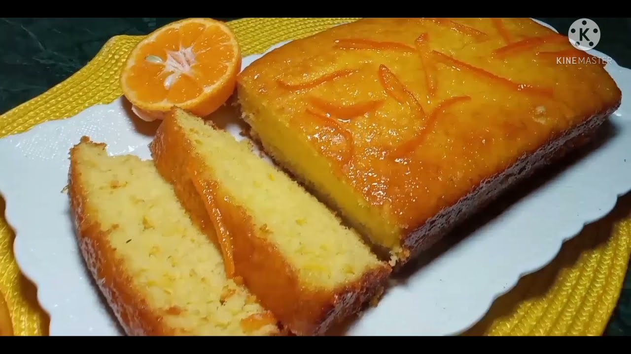 كيك المندرين(اليوسفي) Cake à la mandarine.
