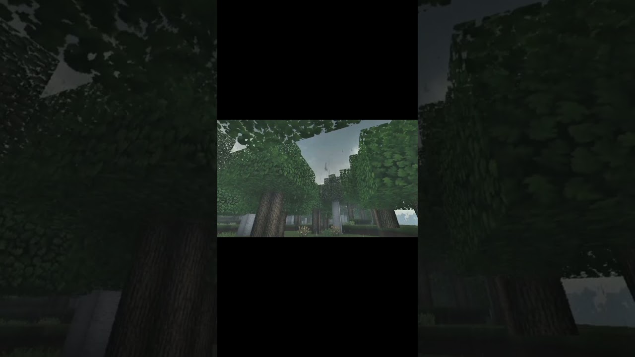 Relax in the Rainfall. TrueRealism mod #minecraft #lostinthoughts #fyp #foryoupage  #relaxingvideos