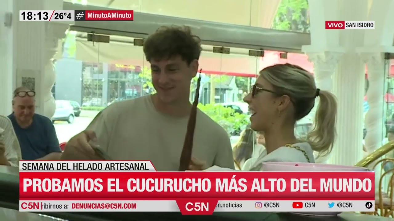 Semana del HELADO ARTESANAL: probamos el CUCURUCHO más ALTO del MUNDO
