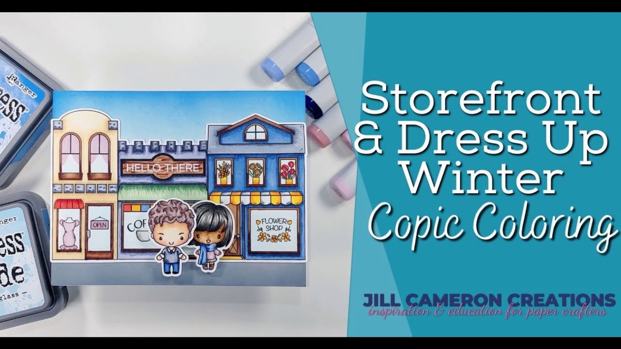 Start to Finish Card using Digital Stamps!