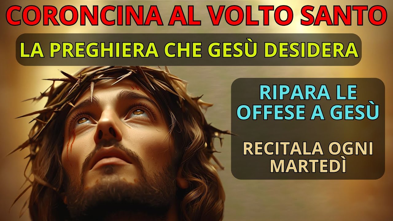 Volto Santo. Coroncina del Santo Volto. Coroncina del Volto Santo di Gesù.