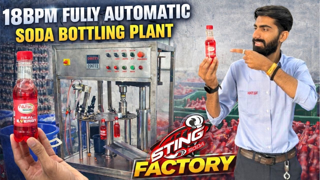 18bpm Fully Automatic Soda Bottling Plant | Soda Filling Machine | Trending Business 2026
