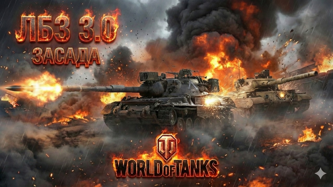 ЗАСАДА в дневном рандоме World of Tanks | Миллионы урона из инвиза | ЛБЗ 3.0