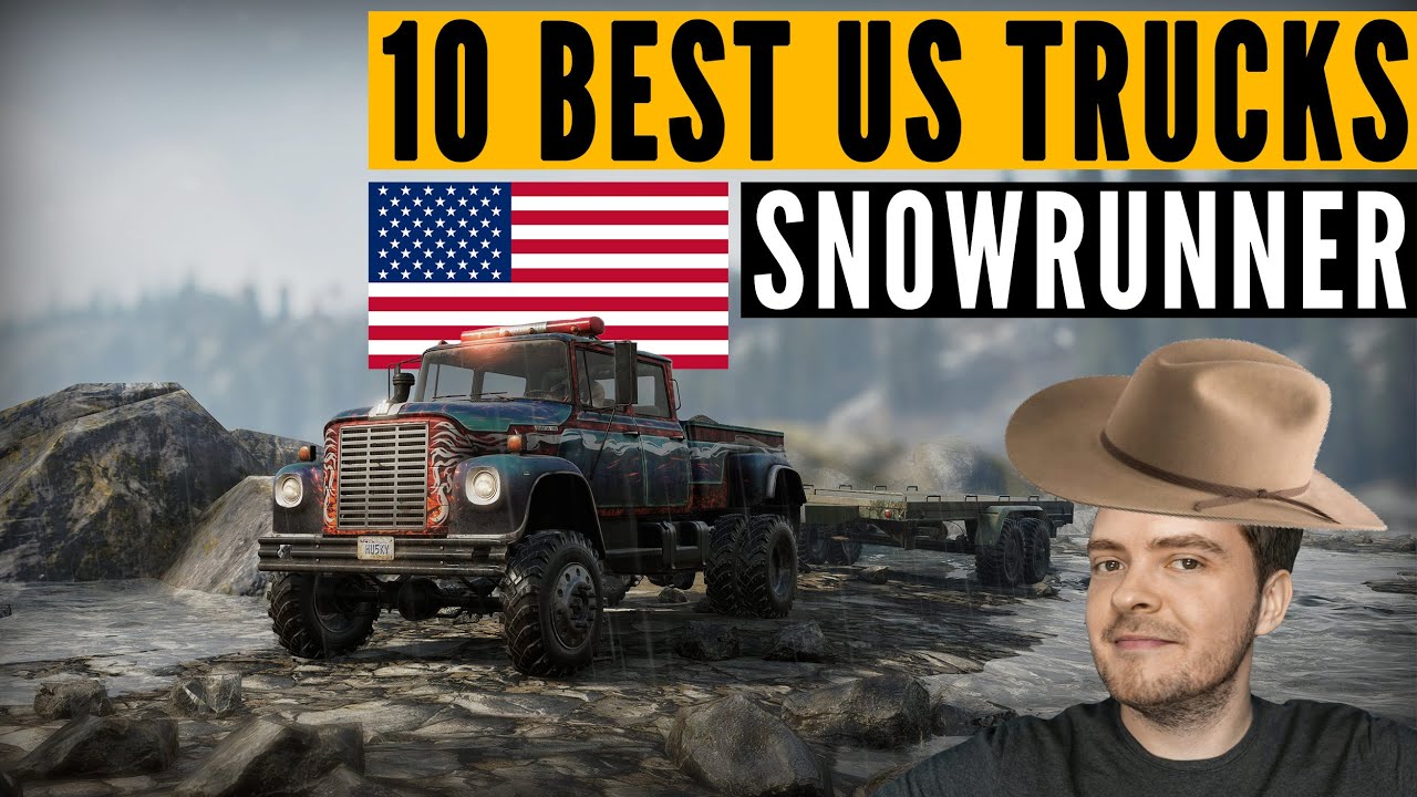 ТОП-10 лучших американских грузовиков в SnowRunner?