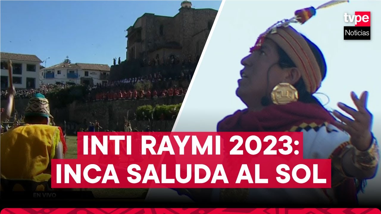 Inti Raymi 2023: inca saluda al Sol en el templo Qoricancha