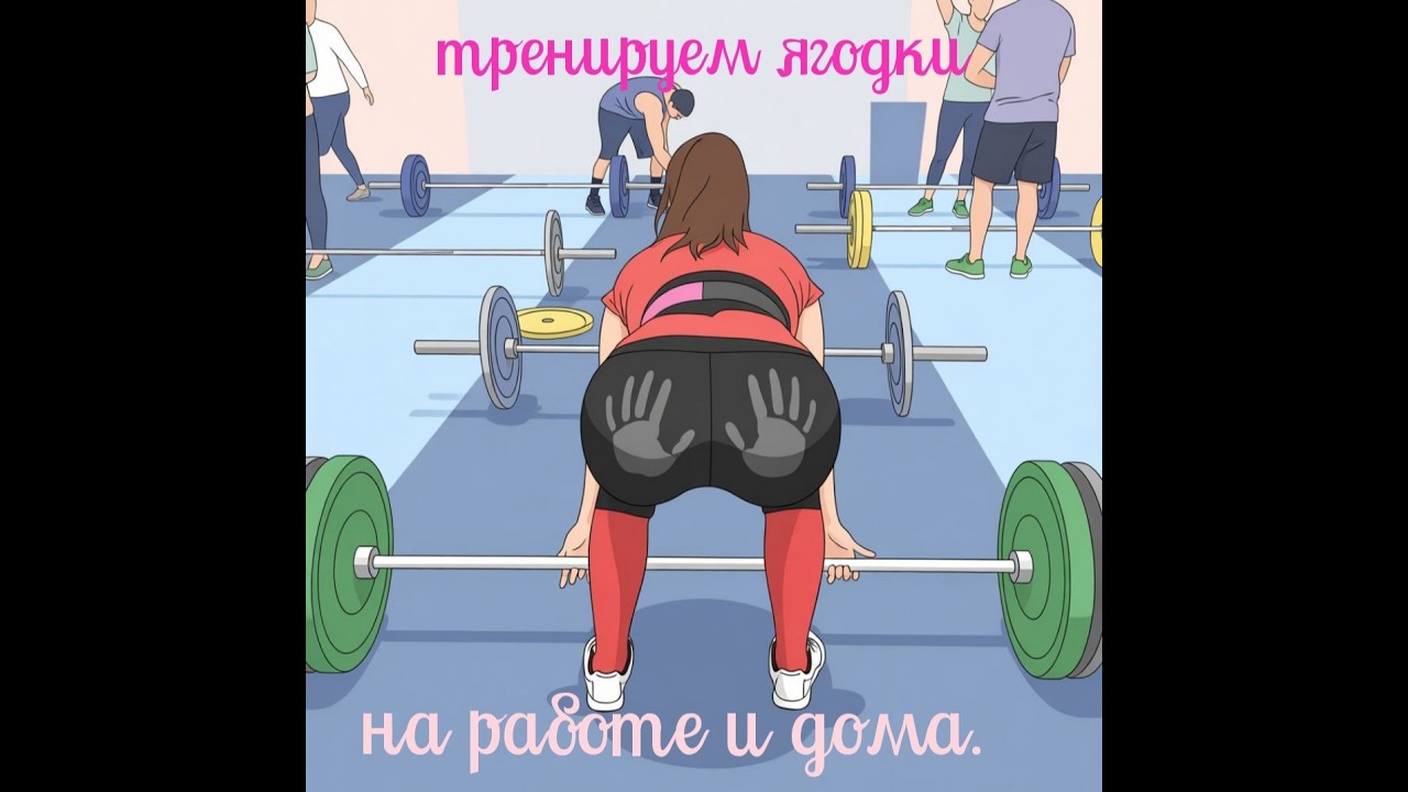 Подтягивайте ягодицы на работе и дома. #Шейпинг #спорт #здоровье