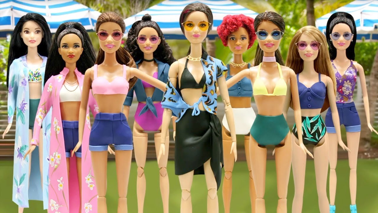 Play Doh  Dua Lipa New Rules Video Music Inspired  Barbie Costumes
