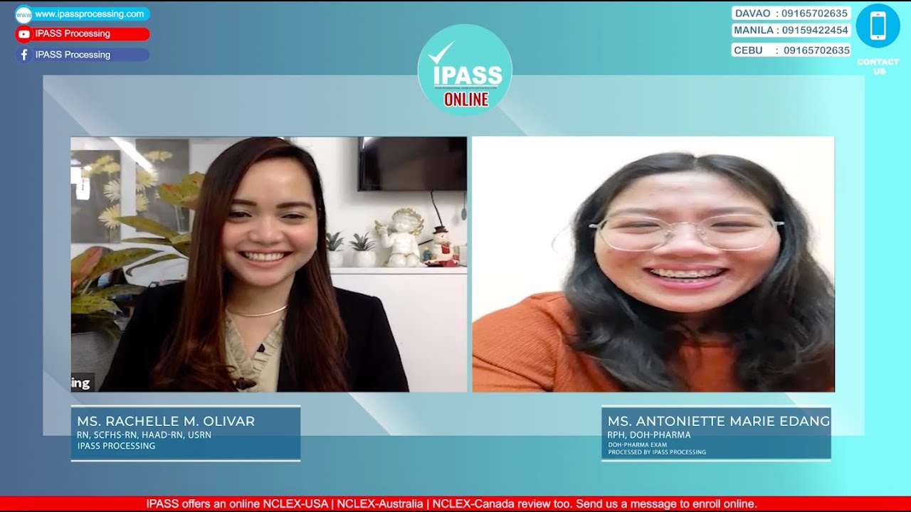 DOH/HAAD-Pharmacy Exam Passer | Antoniette Edang's DOH-Exam Success Story