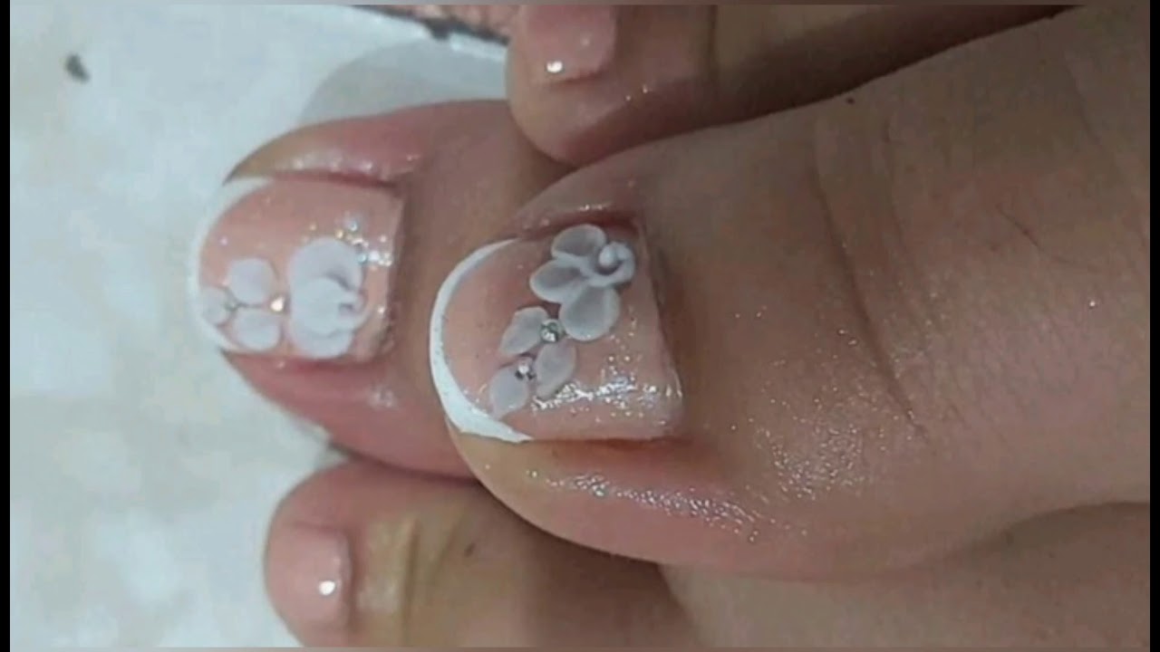 Diseños de flores en  3D , acripie 💅💥🌺