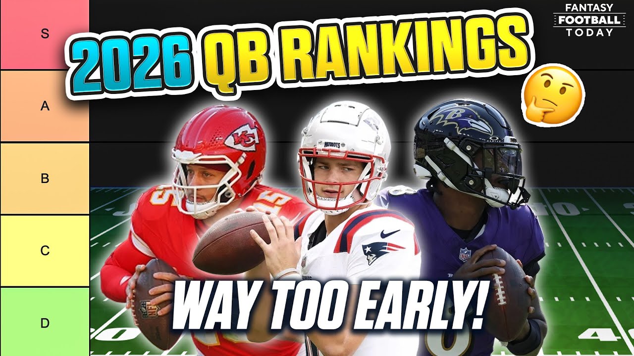 Way Too Early 2026 Fantasy Football QB Rankings + Wild Card Weekend Preview