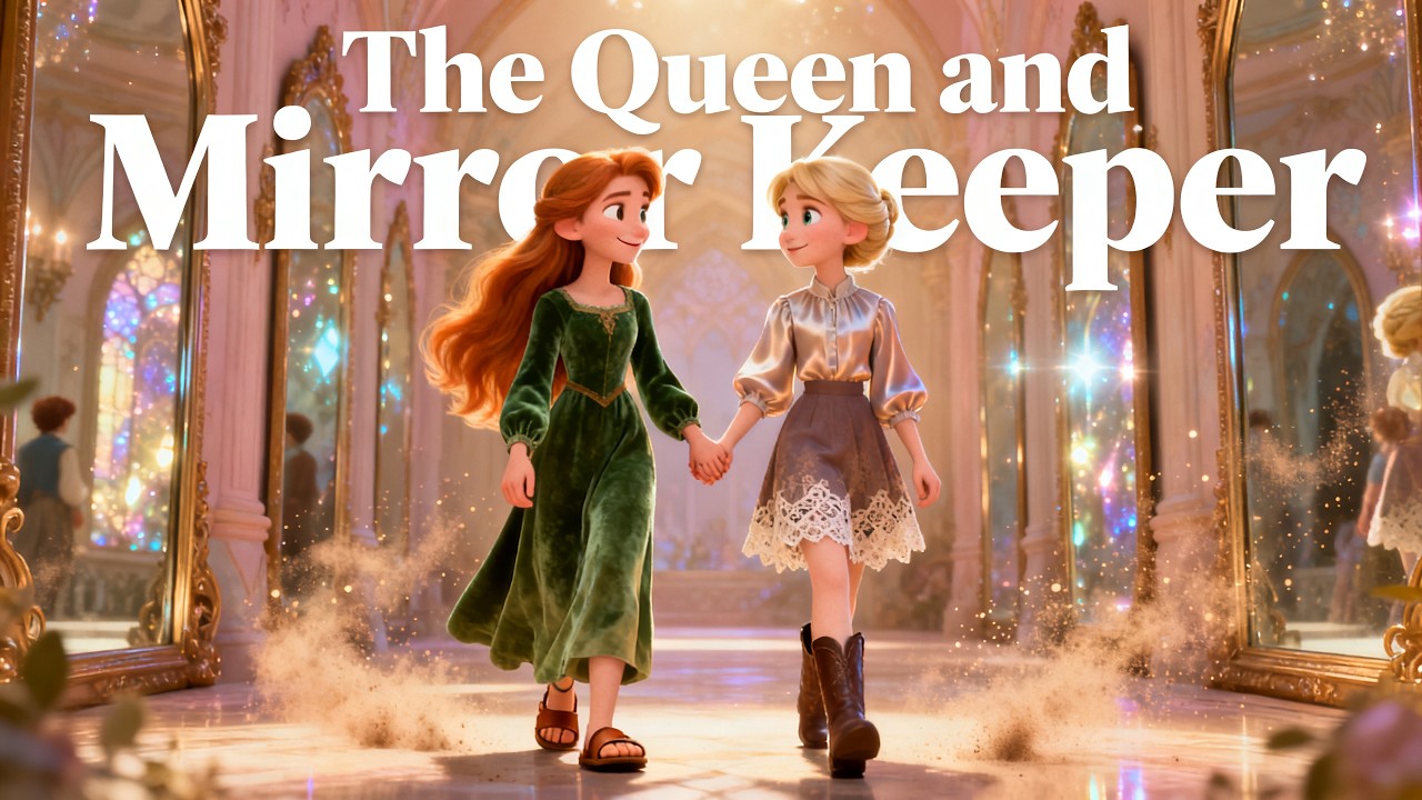The Queen and the Mirror Keeper | A Fantasy Story of Secrets and Power 🪞✨