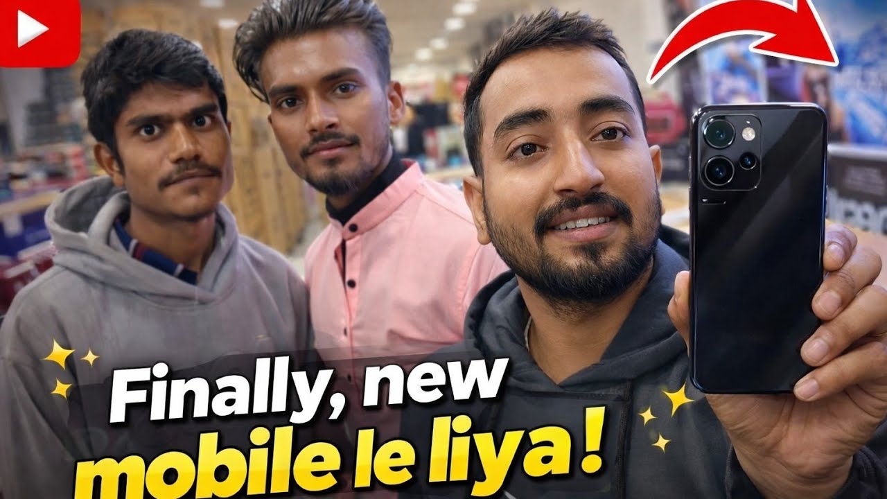 Finally New mobile Vivo v60e le liya vlog | funny vlog 🤣