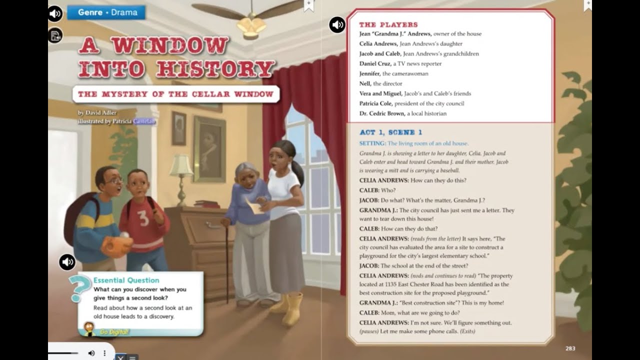 Wonders Grade 5 A Window into History