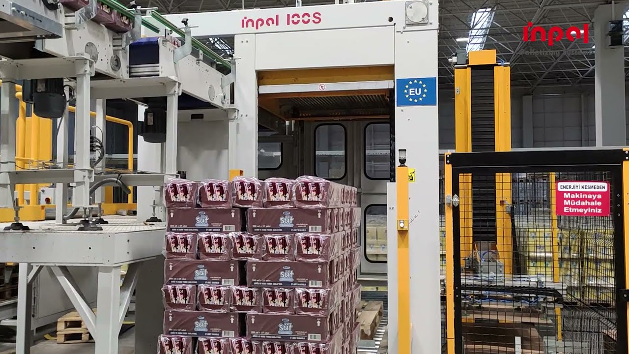 Inline (5) Palletizing System (Tetra Pak and Shrink Packages) / Çoklu Paletleme Sistemi