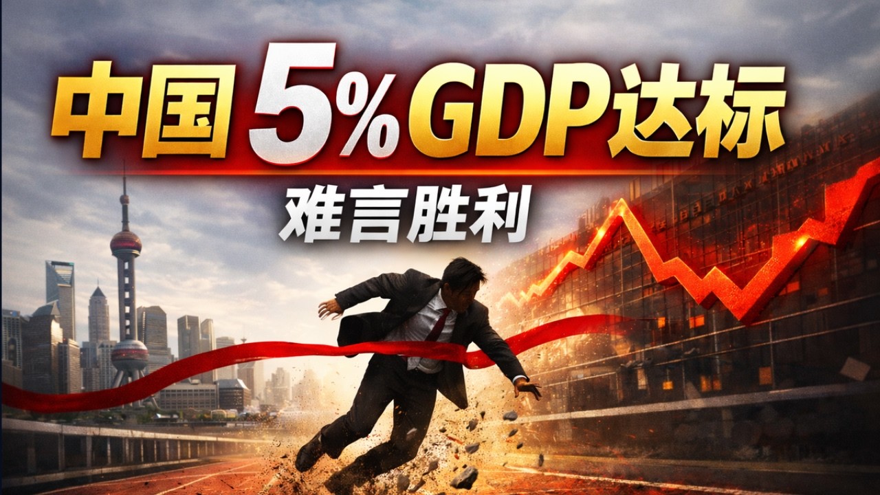 【宏观深度】中国GDP保住5%增长，为何全民喊冷？万亿贸易顺差背后：出口狂飙vs内需崩塌，2026年这场硬仗怎么打？