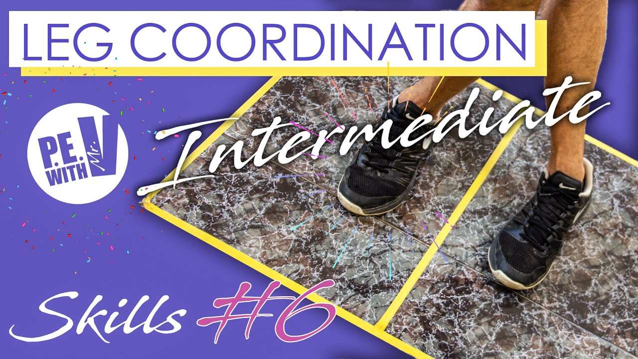 10 Intermediate 🦵 LEG COORDINATION SKILLS - AGILITY LADDER * FUN SKILLS for KIDS * || #6 ||