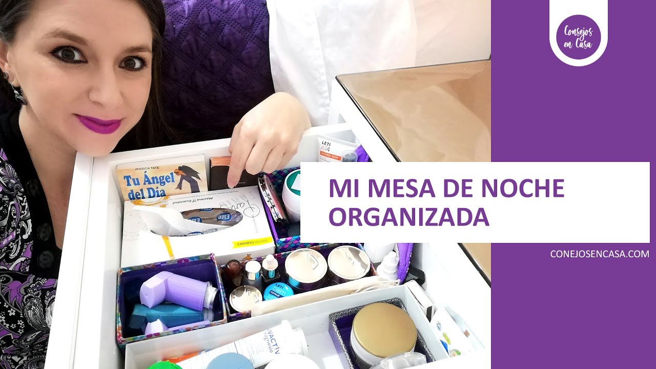 ✅ Ordena tu mesa de noche | Consejos en Casa | Estefany Morales
