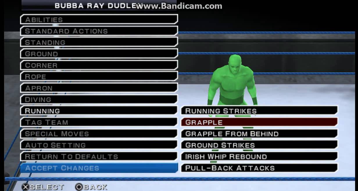 WWE SVR 11 Bubba Ray Dudley Moveset
