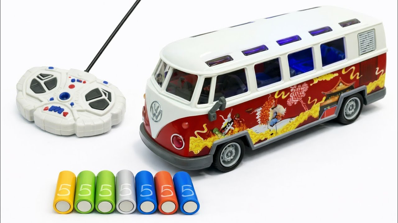 UNBOXING Retro RC Van and more toys  | Classic Remote Control Bus Toy