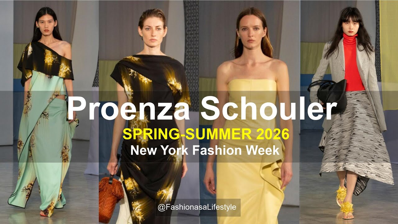 Proenza Schouler Spring 2026 🌼🌿 New York Fashion Week