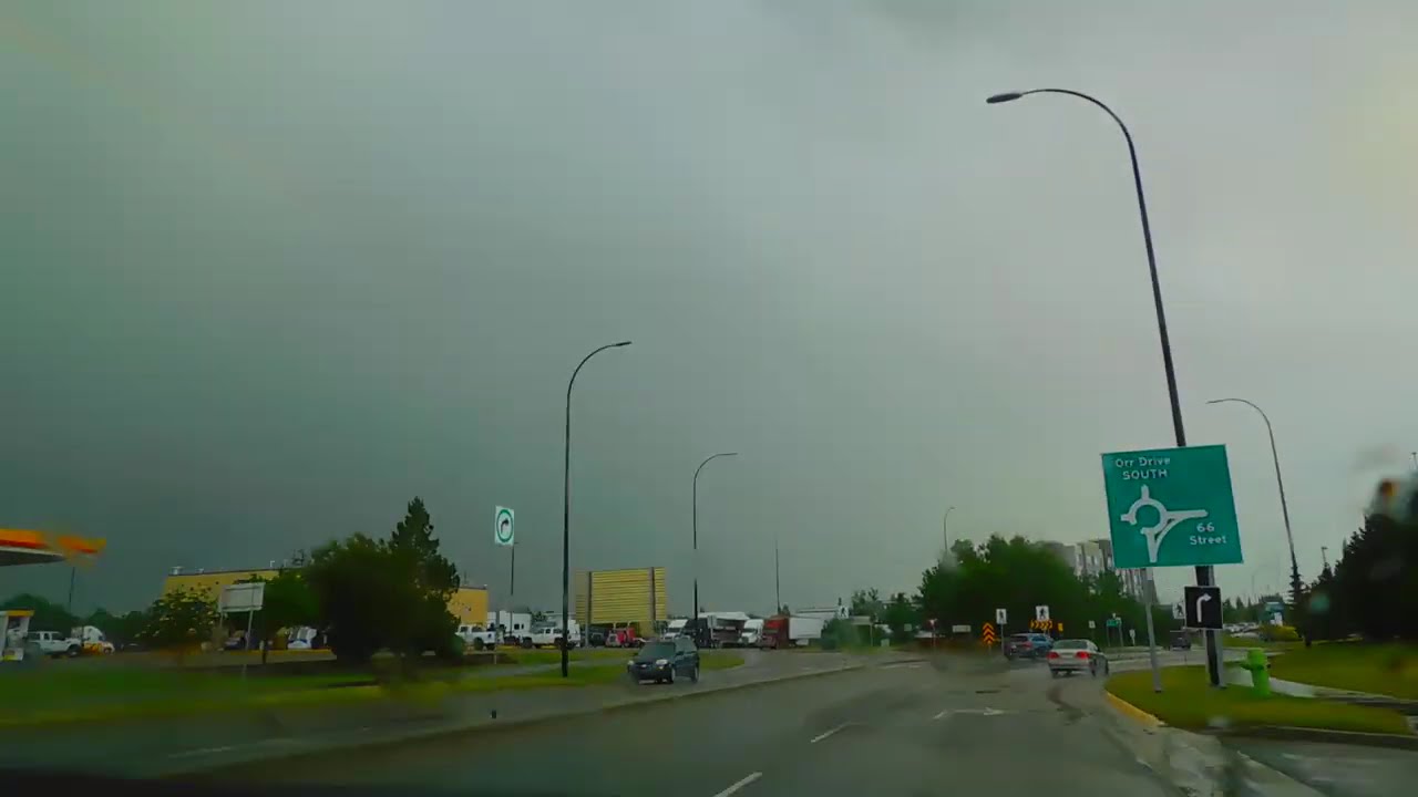 Driving in Red Deer canada 2024