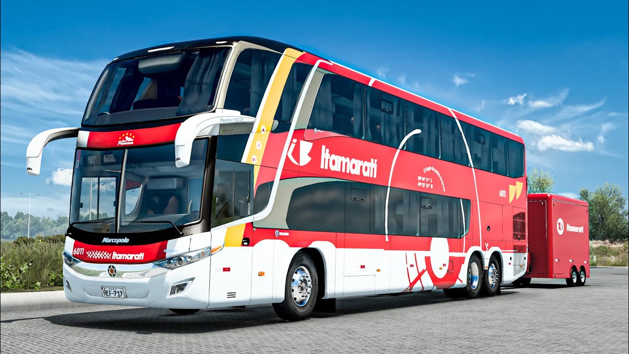 Marcopolo Paradiso G7 1800 DD | ETS2 1.47 Bus mods