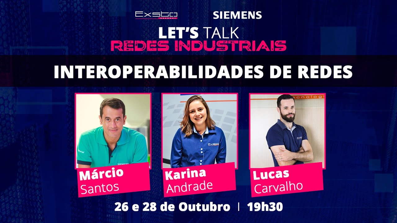 Live 1: Redes Industriais - Interoperabilidade de Redes com a Siemens