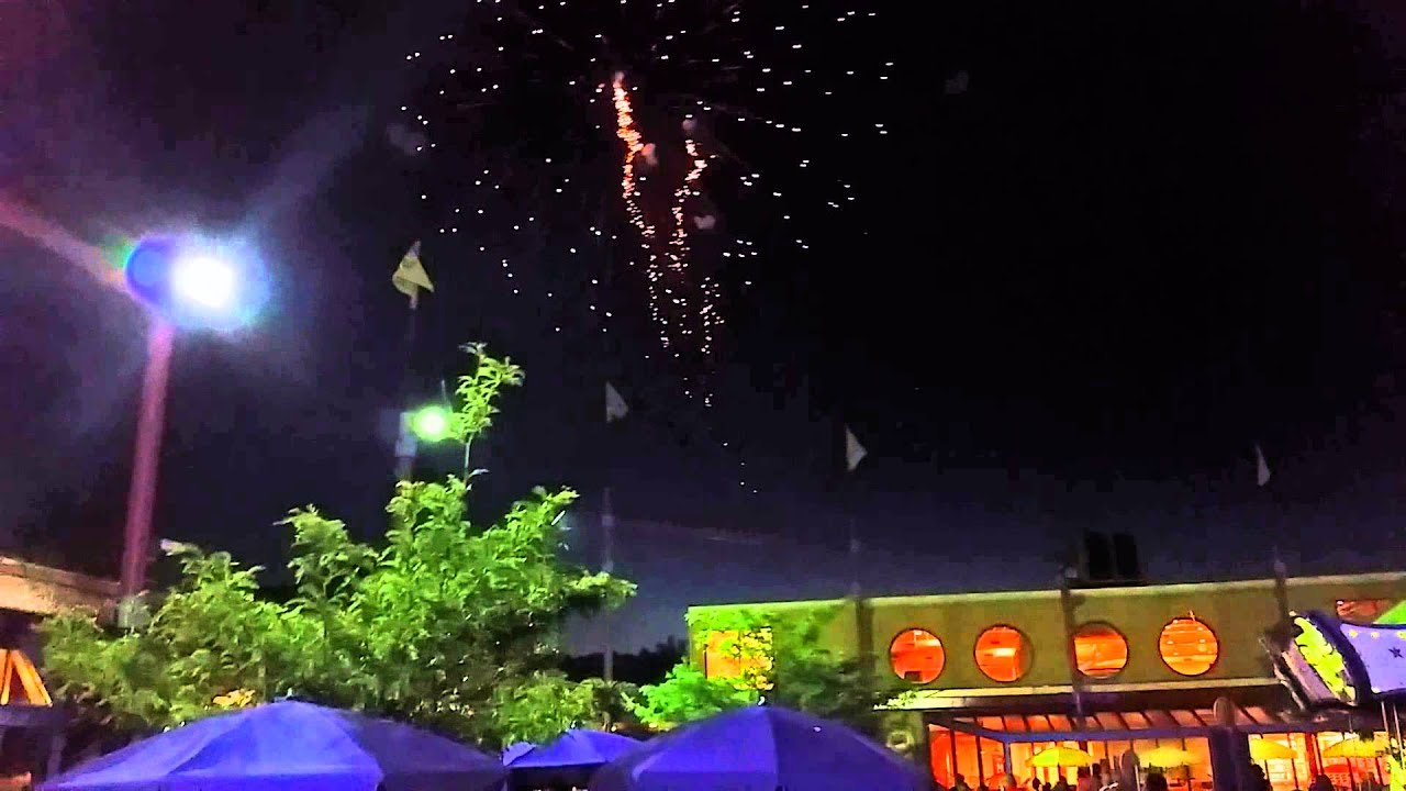 Fireworks at sesame place.  2014
