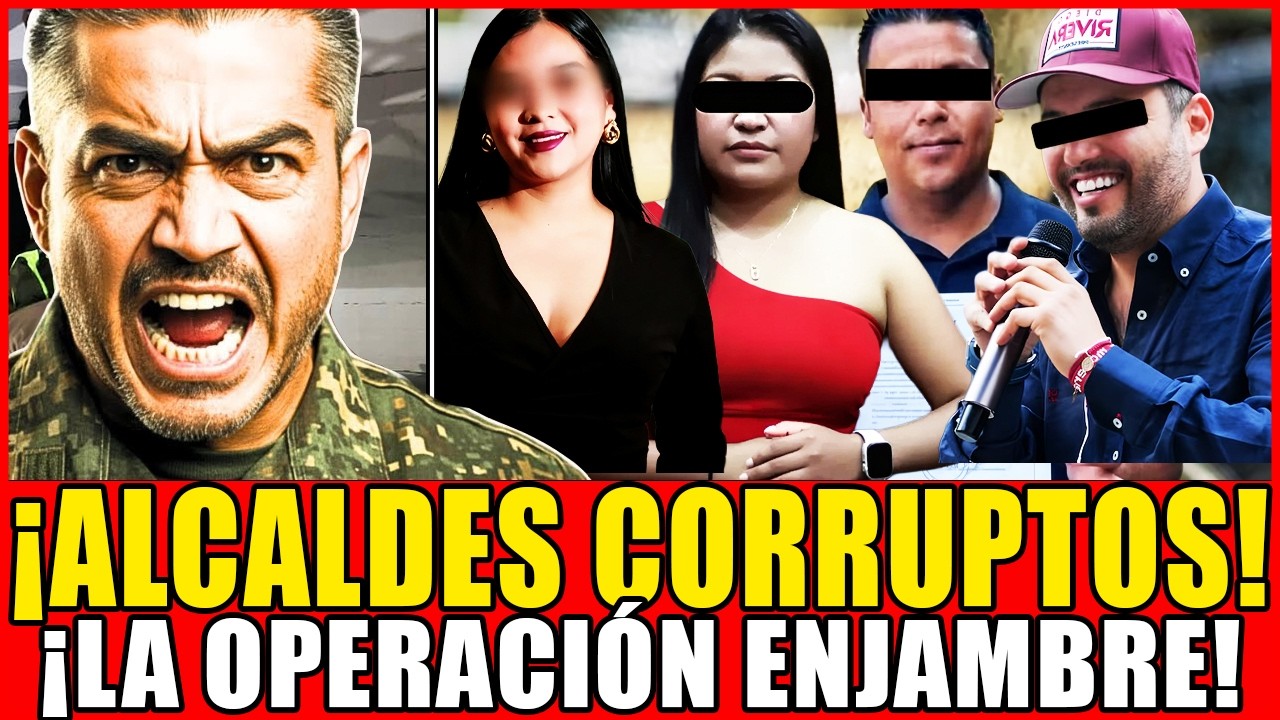 ¡OPERACIÓN ENJAMBRE COMPLETA! | HARFUCH REVELA: 59+ ARRESTOS, 4 ALCALDES, UNA PAREJA CRIMINAL