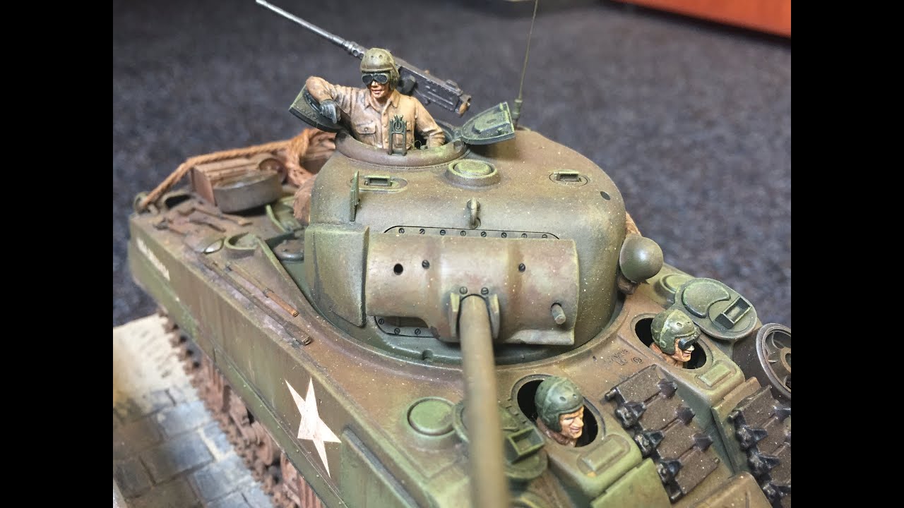 Výroba dioráma pro tank SHERMAN