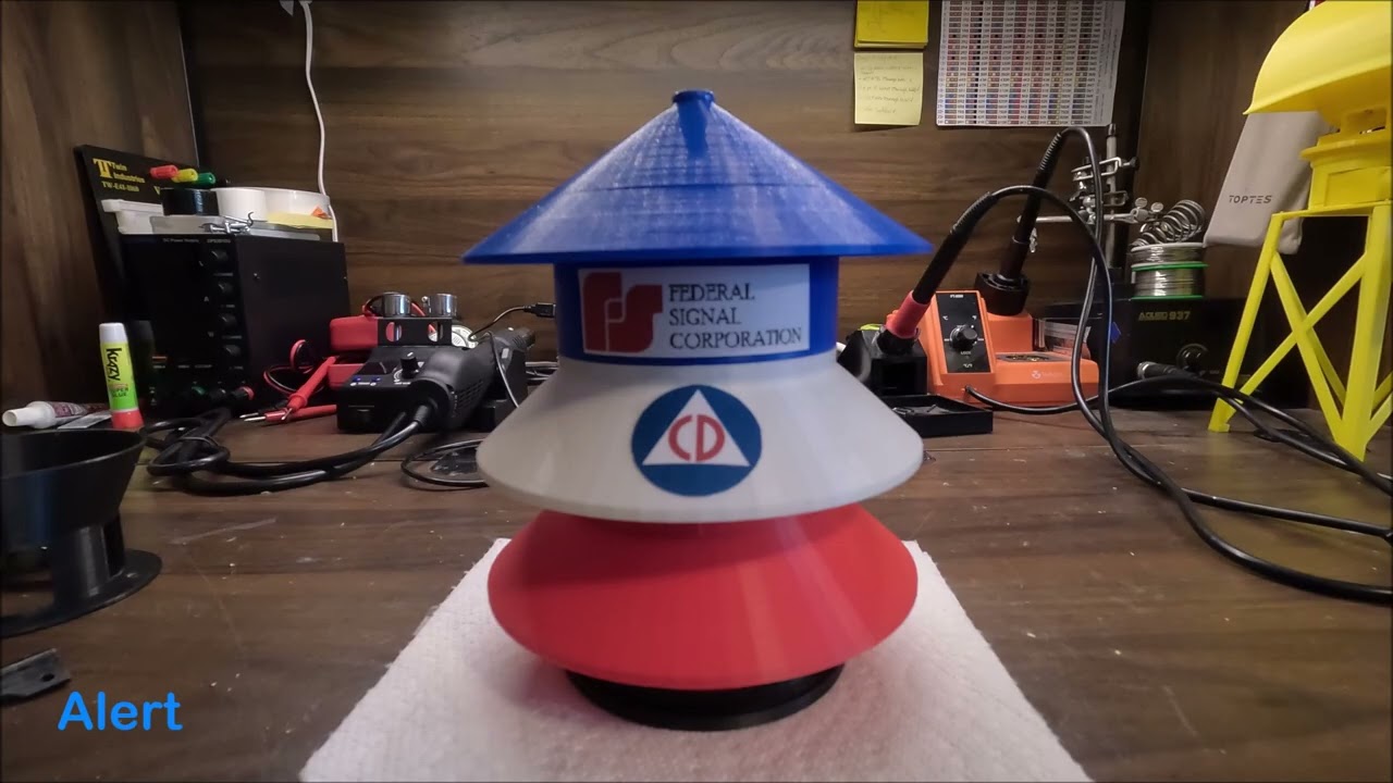 Mini Patriotic FS Model 2 Siren Overview and Test!