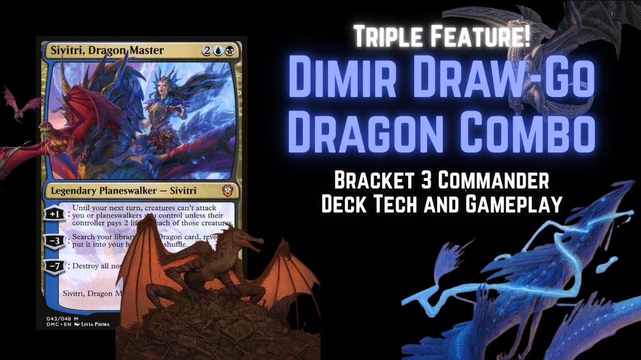 Can Dimir Dragons Win in Commander? - Sivitri, Dragon Master EDH Deck Tech and Games - Bracket 3
