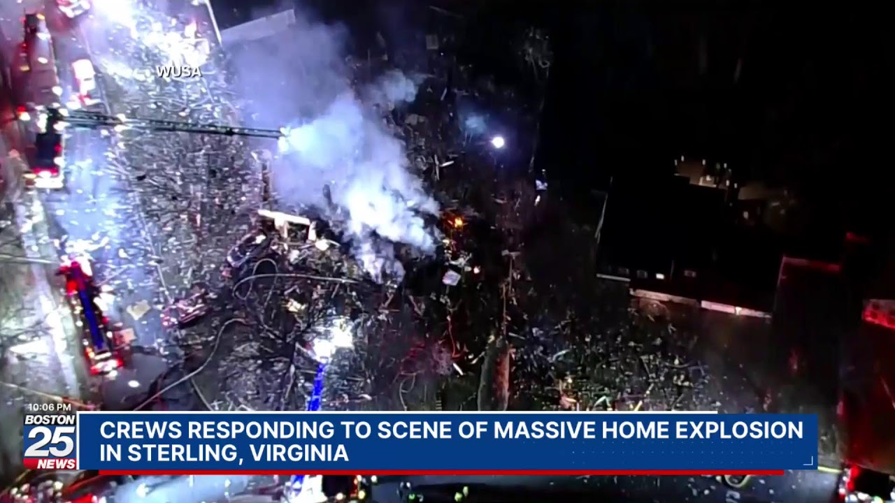 Crews responding to scene of massive home explosion in Sterling, Virginia