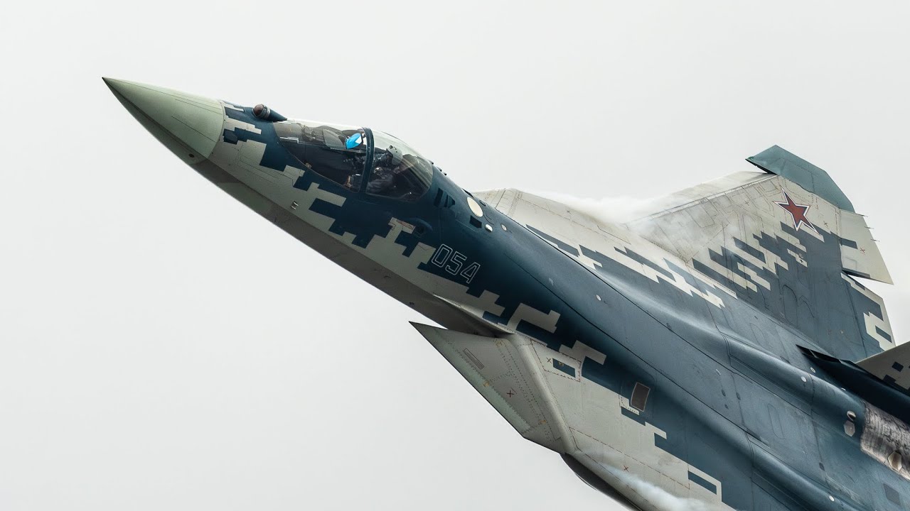 2024珠海航展 - SU-57 飛行表演 (現場原聲)