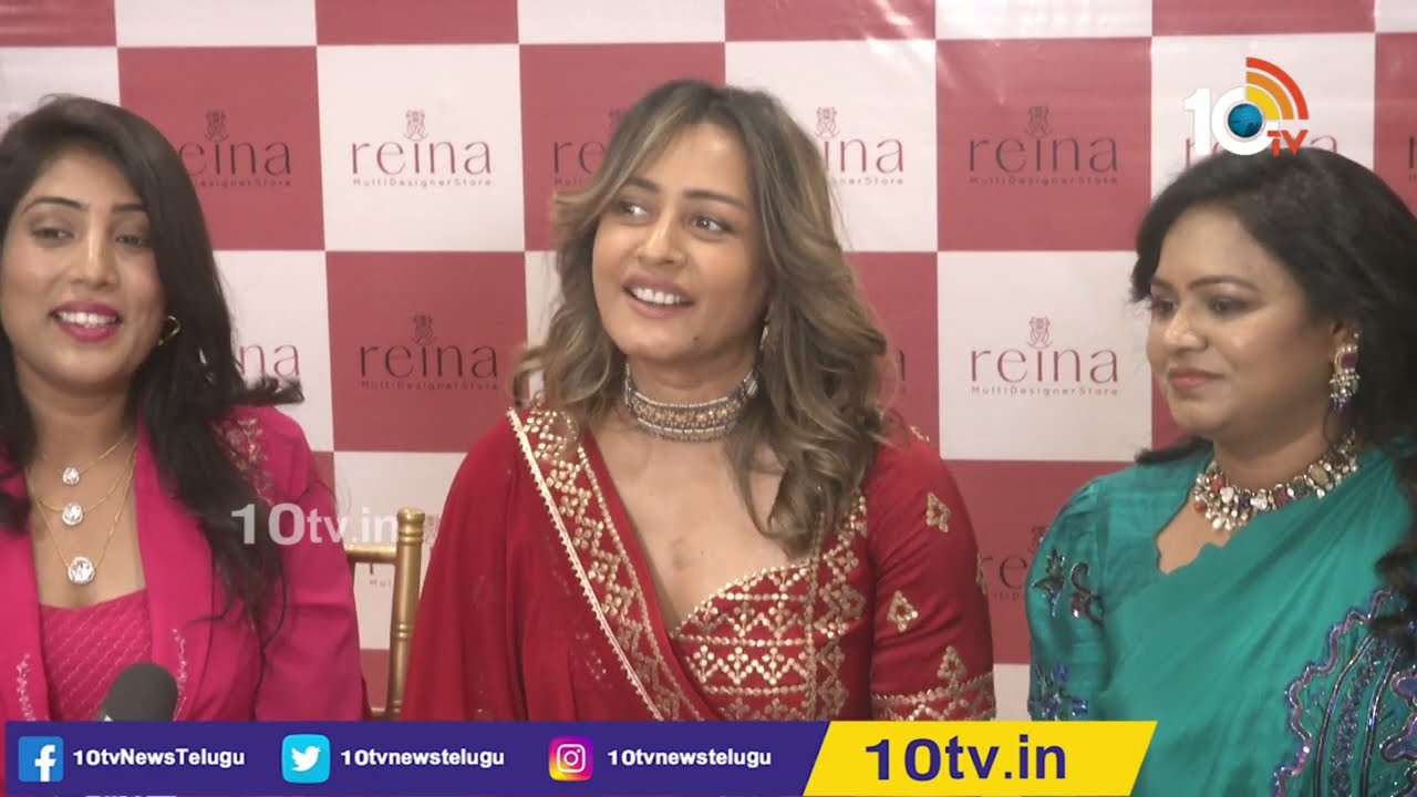 Mahesh Babu Wifa Namrata Shirodkar Grand Opening Reina Multi Designer Shop | 10TV ET