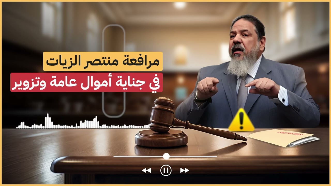 شاهد مرافعة المستشار منتصر الزيات في قضية أموال عامة وماذا طلب من القاضي