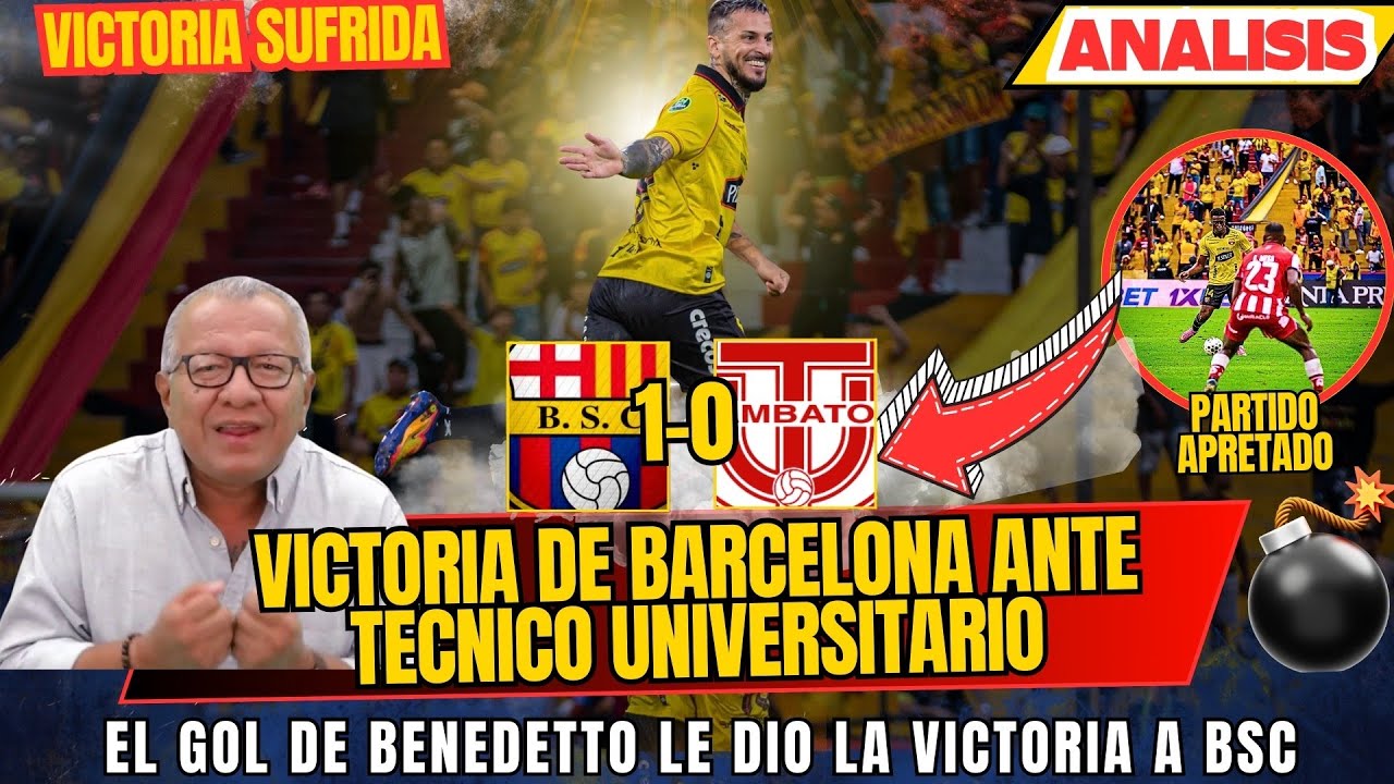 VICTORIA DE BARCELONA ANTE TECNICO UNIVERSITARIO - GOL DE BENEDETTO 