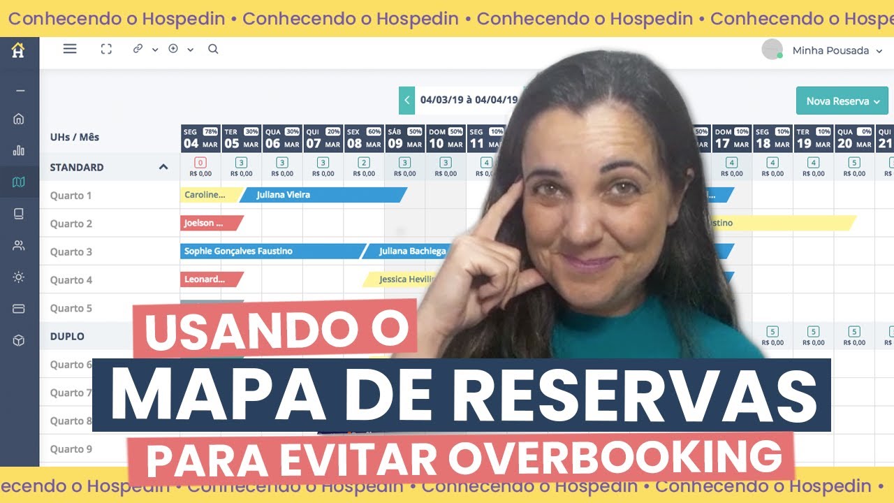 Mapa de reservas - Como controlar as reservas e evitar o overbooking?