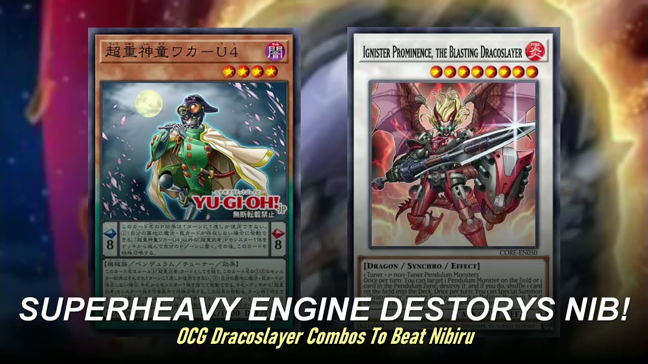 SUPERHEAVY ENGINE DESTROYS NIB! OCG Dracolsayer Combos To Beat Nibiru