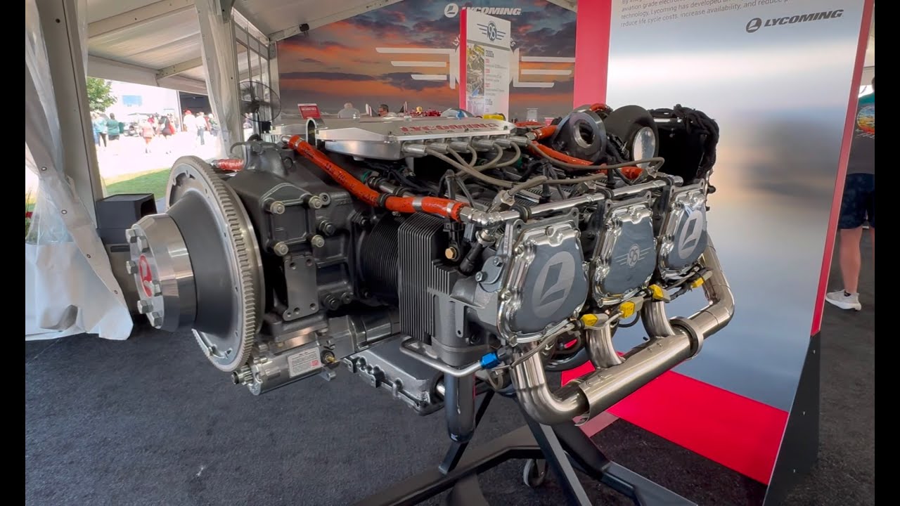 Lycoming engines up-close at Oshkosh 2024